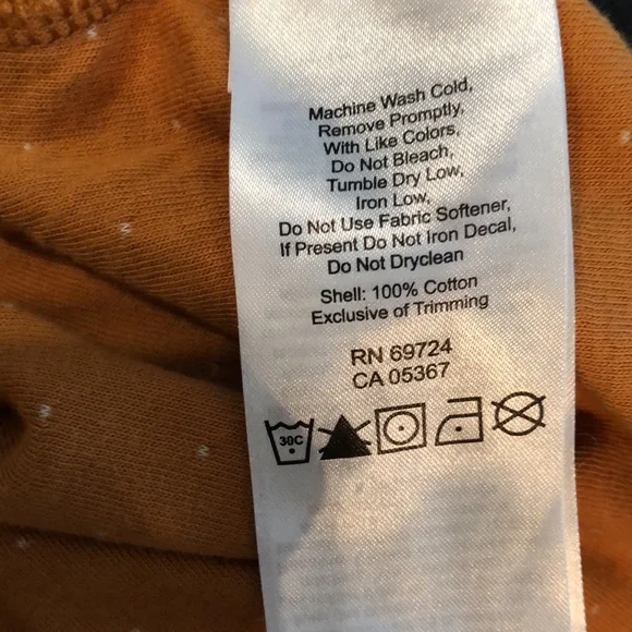 Columbia Sweatshirt Mustard Size S - Picture 4 of 5